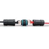 Digitus Accoppiatore di collegamento esterno CAT.6A, IP68, RJ-45, Frizione Nero