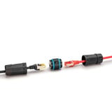 Digitus Accoppiatore di collegamento esterno CAT.6A, IP68, RJ-45, Frizione Nero