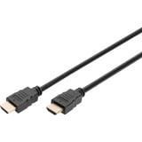 Digitus Cavo di collegamento HDMI Premium High Speed, con Ethernet, UHD 4K Nero