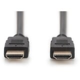 Digitus Cavo di collegamento HDMI Premium High Speed, con Ethernet, UHD 4K Nero
