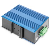 Digitus DN-650106 switch di rete Fast Ethernet (10/100) Nero, Blu Fast Ethernet (10/100), Full duplex, Montabile a parete