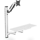 Digitus Postazione di lavoro (monitor, tastiera, mouse) montaggio a parete bianco/Nero