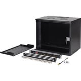 Digitus Set di rete SOHO Pro 19" 540x400 mm (LxP), IT armadio Nero