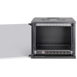 Digitus Set di rete SOHO Pro 19" 540x400 mm (LxP), IT armadio Nero