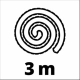 EINHELL 2362005 accessorio e ricambio per aspirapolvere Universale Tubo flessibile Nero, Universale, Tubo flessibile, Rosso, 92 mm, 367 mm, 600 g