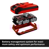 EINHELL Batteria Power-X-Change Plus 18 Volt 4,0 Ah rosso/Nero