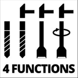 EINHELL Martello perforatore TC-RH 1600, Trapano a percussione rosso