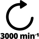 EINHELL RT-ID 65 Senza chiave 2,1 kg rosso/Nero, Senza chiave, 2,5 cm, 1 cm, 1,3 cm, 3000 Giri/min, 48000 bpm
