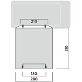 Easy Camp Tendalino bus a cupola Utne grigio