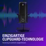 Elgato Wave 3 Nero Microfono da tavolo Nero, Microfono da tavolo, 70 - 20000 Hz, 24 bit, 96 kHz, Cablato, USB