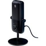 Elgato Wave 3 Nero Microfono da tavolo Nero, Microfono da tavolo, 70 - 20000 Hz, 24 bit, 96 kHz, Cablato, USB