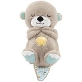 Fisher-Price Lontra Soffice Relax, Giocattolo con Vibrazioni Calmanti e Musica, Peluche animali marrone chiaro, Giocattolo con Vibrazioni Calmanti e Musica, Lontra giocattolo, Interattivo, Sonoro, Stilo AA, Batterie incluse