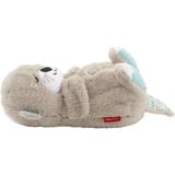 Fisher-Price Lontra Soffice Relax, Giocattolo con Vibrazioni Calmanti e Musica, Peluche animali marrone chiaro, Giocattolo con Vibrazioni Calmanti e Musica, Lontra giocattolo, Interattivo, Sonoro, Stilo AA, Batterie incluse