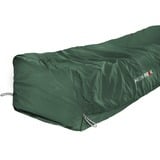 High Peak Ultra Pak 500 ECO, Sacco a pelo verde scuro/Rosso