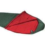 High Peak Ultra Pak 500 ECO, Sacco a pelo verde scuro/Rosso