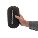 High Peak Ultra Pak 500 ECO, Sacco a pelo verde scuro/Rosso