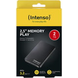 Intenso Memory Play 2 TB, Hard-disk Nero