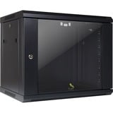 Inter-Tech SMA-6409 9U Da parete Nero, IT armadio Nero, Da parete, 9U, 30 kg, Lucchetti, 16,7 kg, Nero