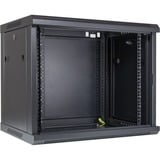 Inter-Tech SMA-6409 9U Da parete Nero, IT armadio Nero, Da parete, 9U, 30 kg, Lucchetti, 16,7 kg, Nero