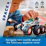 LEGO Rover esploratore spaziale e vita aliena, Giochi di costruzione Set da costruzione, 6 anno/i, Plastica, 311 pz, 657 g
