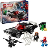LEGO | Marvel 76309 Spider-Man Contro Muscle Car di Venom, Macchina Giocattolo da Costruire con 3 Minifigure, Gicohi Bambini 7+, Giochi di costruzione Macchina Giocattolo da Costruire con 3 Minifigure, Gicohi Bambini 7+, Set da costruzione, 7 anno/i, Plastica, 254 pz, 373 g