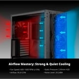 Montech HP140 ARGB PWM 140x140x25, Ventola Nero