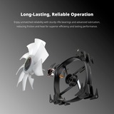 Montech HP140 ARGB PWM 140x140x25, Ventola Nero