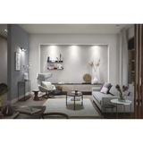 Philips Hue Faretto da incasso White & Color Ambiance Centura confezione da 3, Luce LED argento