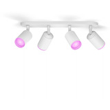 Philips Hue White & Color Ambiance Fugato 2 faretti, Luce LED bianco