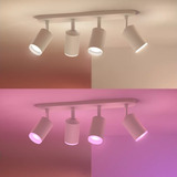 Philips Hue White & Color Ambiance Fugato 2 faretti, Luce LED bianco