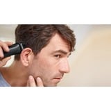 Philips MULTIGROOM Serie 3000 Rifinitore All-in-One Multigroom MG3740/15, Tagliacappelli Nero, Nero, Rettangolo, Barba, Orecchio, Sopracciglia, Baffi, Naso, Acciaio inox, Batteria, 60 min