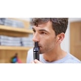 Philips MULTIGROOM Serie 3000 Rifinitore All-in-One Multigroom MG3740/15, Tagliacappelli Nero, Nero, Rettangolo, Barba, Orecchio, Sopracciglia, Baffi, Naso, Acciaio inox, Batteria, 60 min