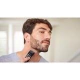 Philips MULTIGROOM Series 3000 Rifinitore All-in-One Multigroom MG3740/15, Tagliacappelli Nero, Nero, Rettangolo, Barba, Orecchio, Sopracciglia, Baffi, Naso, Acciaio inox, Batteria, 60 min