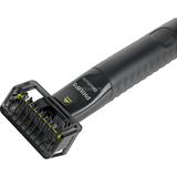 Philips OneBlade Face QP1424/10, Rasoio per barba Nero, Rasoio, Antracite, Batteria, 30 min, 8 h, 0,5 W