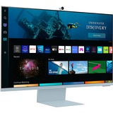 SAMSUNG Smart Monitor Serie M8 - M80B da 32'' UHD Flat blu, 81,3 cm (32"), 3840 x 2160 Pixel, 4K Ultra HD, 4 ms, Blu, Bianco
