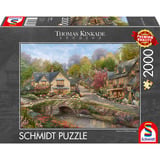 Schmidt Spiele Thomas Kinkade Studios: Estate a Cobblestone Village, Puzzle 