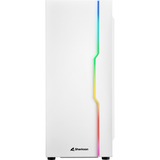 Sharkoon RGB Slider Midi Tower Bianco bianco, Midi Tower, PC, Bianco, ATX, micro ATX, Mini-ITX, Giocare, Multi