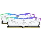 Team Group D516GB 6400-32 RGB wh K2 TEM, Memoria bianco