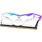 Team Group D516GB 6400-32 RGB wh K2 TEM, Memoria bianco