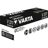 VARTA SR626 SW/SR66 SW/V377 1BL Batteria monouso Ossido d'argento (S) argento, Batteria monouso, SR66, Ossido d'argento (S), 1,55 V, 1 pz, 27 mAh
