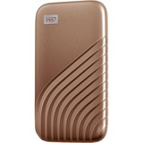 WD My Passport 1000 GB Oro oro, 1000 GB, USB tipo-C, 3.2 Gen 2 (3.1 Gen 2), 1050 MB/s, Protezione della password, Oro