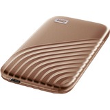 WD My Passport 1000 GB Oro oro, 1000 GB, USB tipo-C, 3.2 Gen 2 (3.1 Gen 2), 1050 MB/s, Protezione della password, Oro