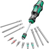 Wera 05051017001 cacciavite manuale Cacciavite con punte multiple Cacciavite multifunzione Nero/Verde, 173 mm, 7,3 cm, 80 mm, 403 g, Nero/Verde