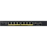 Zyxel GS1900-10HP Gestito L2 Gigabit Ethernet (10/100/1000) Supporto Power over Ethernet (PoE) Nero, Interruttore Nero, Gestito, L2, Gigabit Ethernet (10/100/1000), Supporto Power over Ethernet (PoE), Montabile a parete