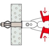 fischer Tassello metallico per cavità HM 4x32 S argento