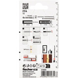 fischer Tassello per calcestruzzo cellulare FFA 10 grigio chiaro