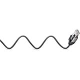 goobay Cavo adattatore Ethernet USB-A 3.2 Gen1 > RJ-45, Slim Nero/grigio