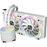 Alpenföhn Gletscherwasser 240 White RGB, Raffreddamento ad acqua bianco