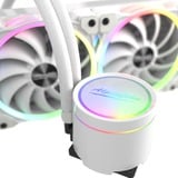 Alpenföhn Gletscherwasser 240 White RGB, Raffreddamento ad acqua bianco