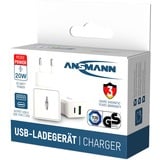 Ansmann HC218PD Bianco Interno, Caricabatterie bianco, Interno, AC, 12 V, Bianco